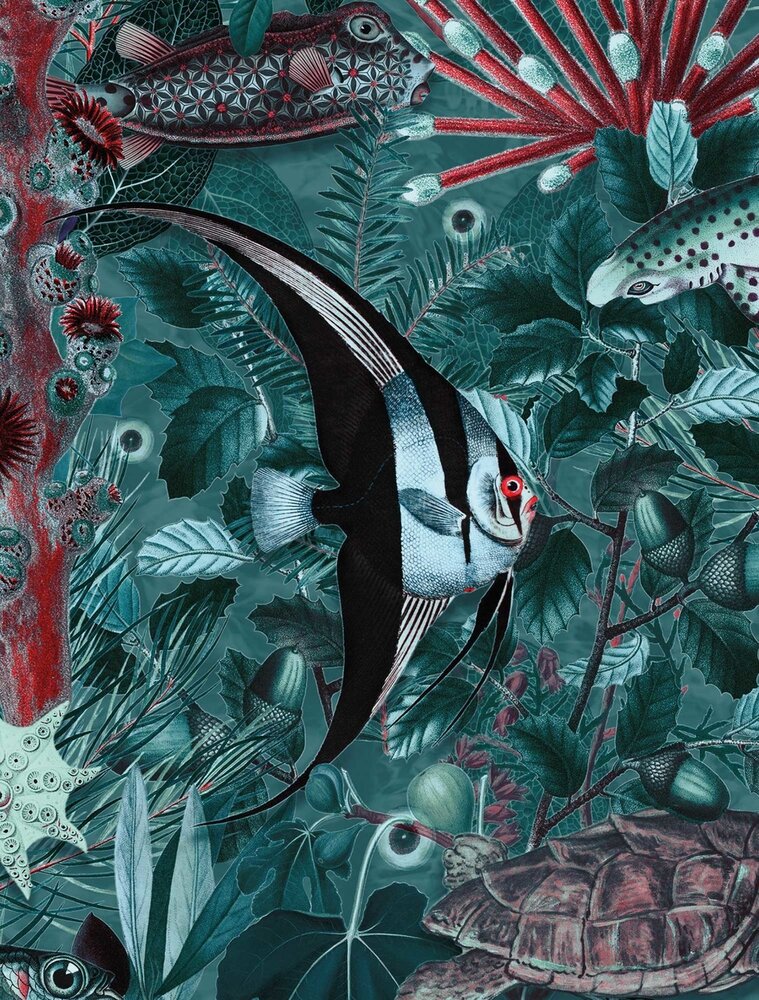 KEK Underwater Jungle Fotobehang WP-704 (Met Gratis Lijm)