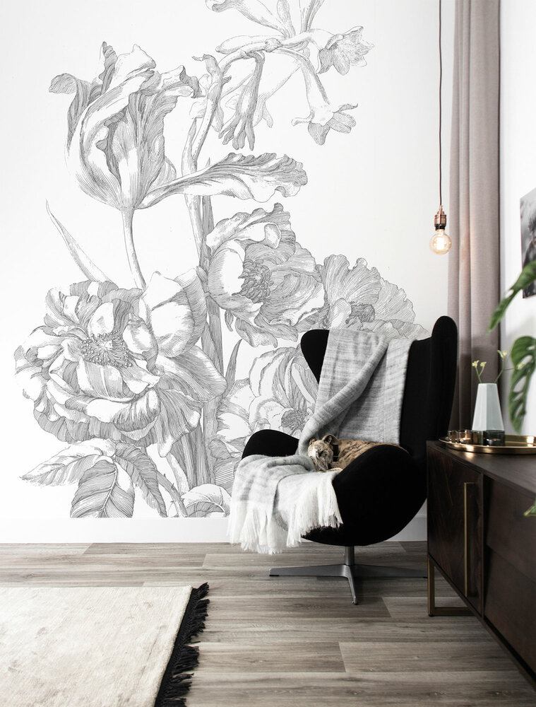 KEK Engraved Flowers 4 sheets WP-668 (Met Gratis Lijm)