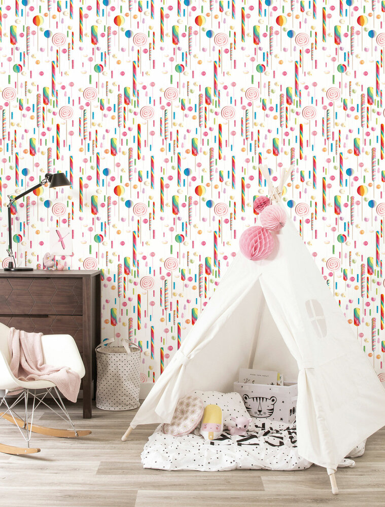 KEK Wallpaper 021 lolliepops WP-021 (Met Gratis Lijm)