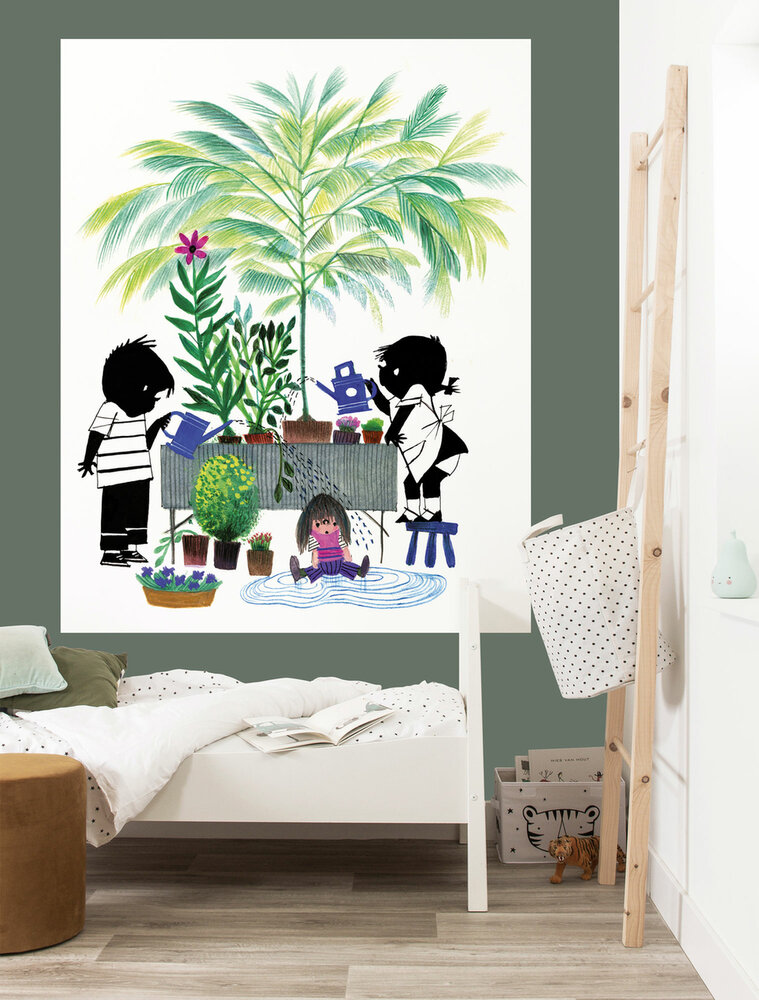 KEK Wallpaper Panel Jip &amp; Janneke Gardening PA-039 (Met Gratis Lijm)