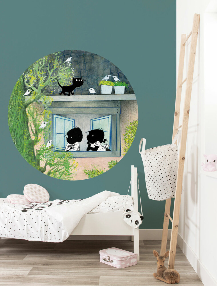 KEK Wallpaper Circle Small Jip &amp; Janneke SC-083 (Met Gratis Lijm)