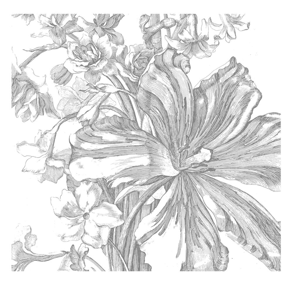 KEK Amsterdam Engraved Flowers II WP-332 (Met Gratis Lijm)