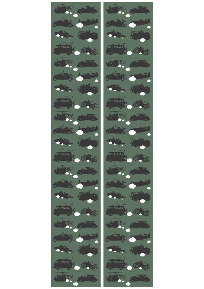 KEK Amsterdam vehicles groen WP-015 (Met Gratis Lijm)
