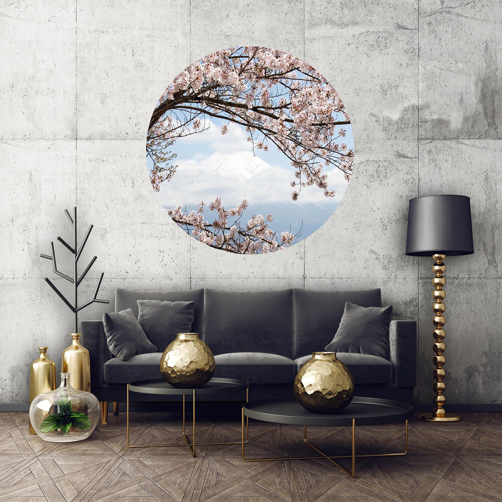 Cherry Blossom Cirkel Behang 11800VEZ