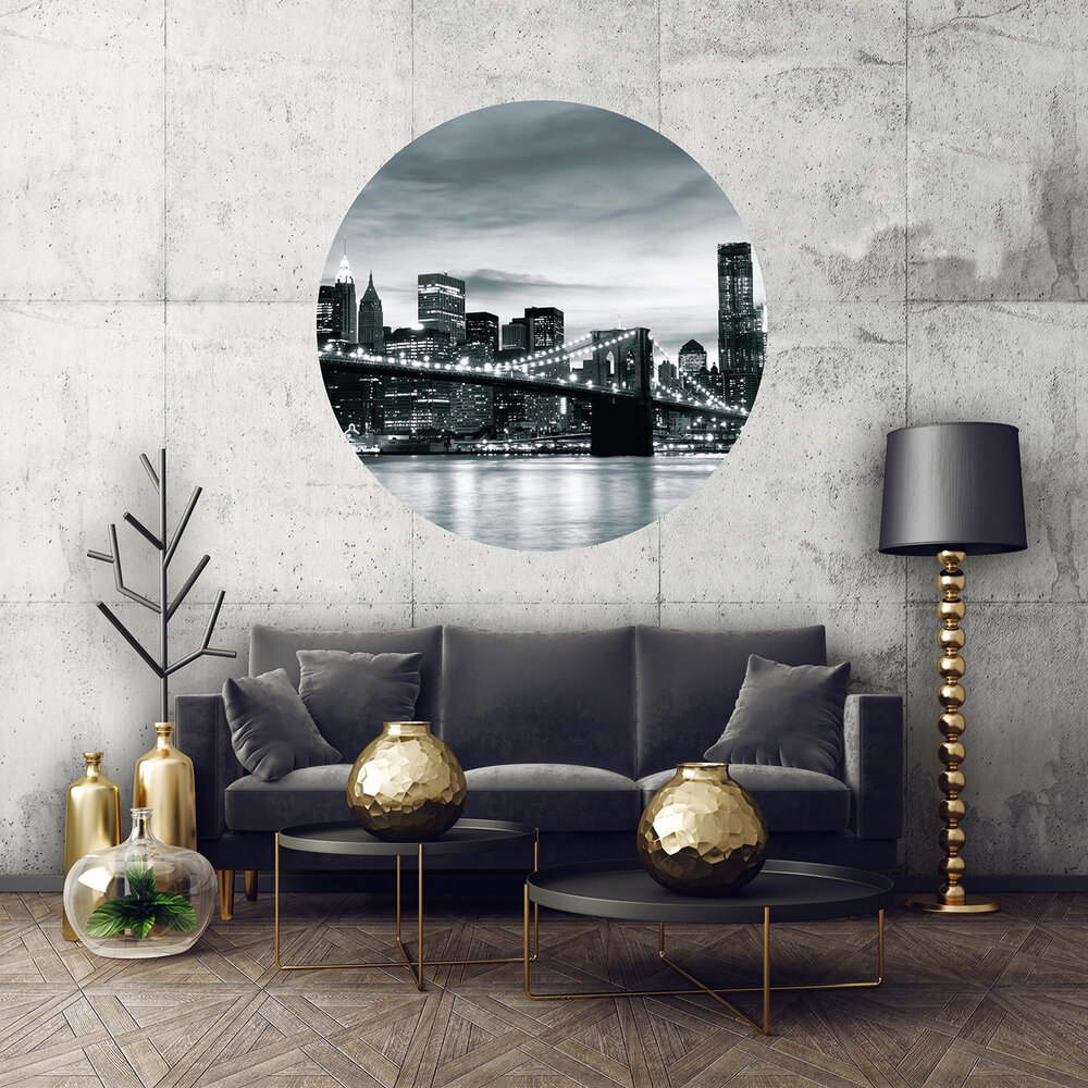 New York Cirkel Behang 226VEZ