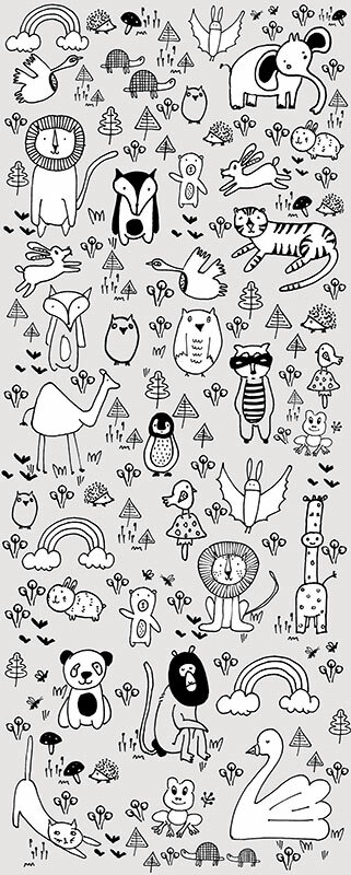 Komar Scribble Park Panel P104-VD1