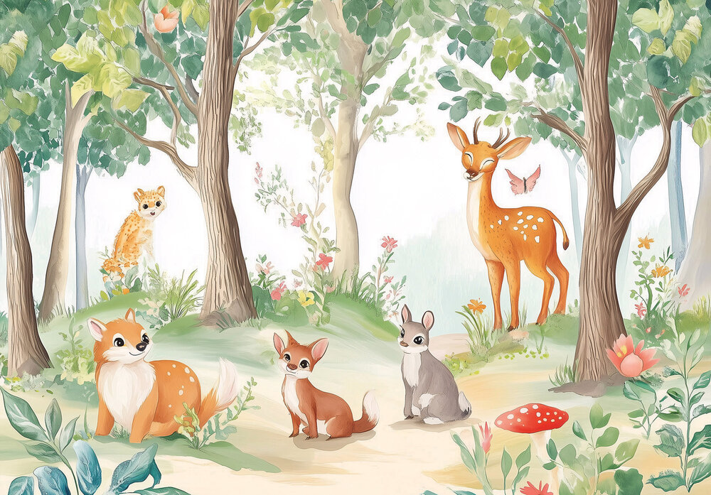 Bosdieren Fotobehang 15578