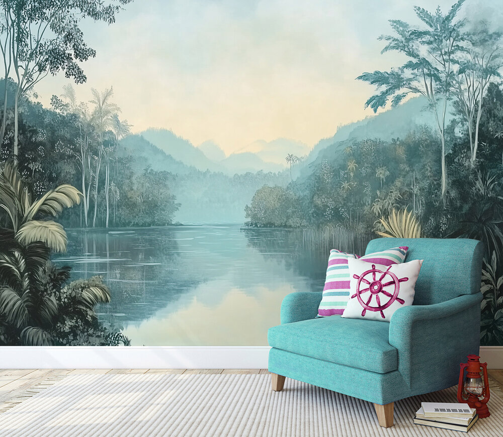 Jungle Meer Fotobehang 15543