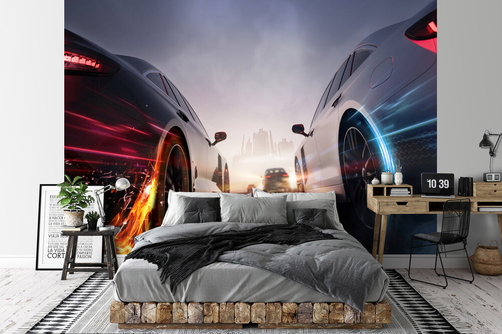 Racing Cars Fotobehang 14186