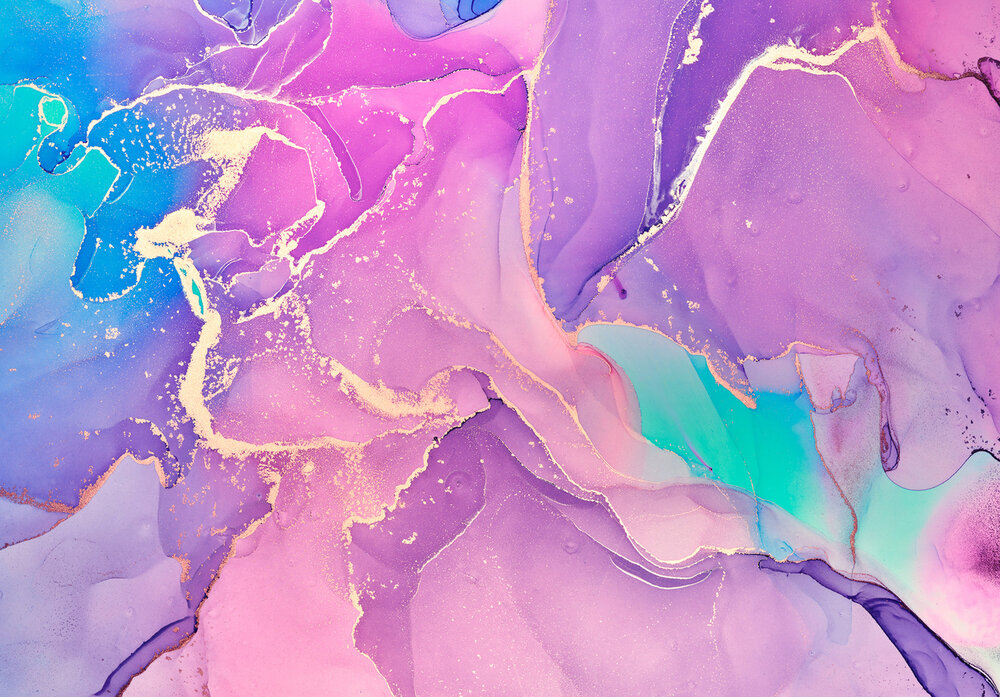 Roze Marmer Imitatie Fotobehang 14147