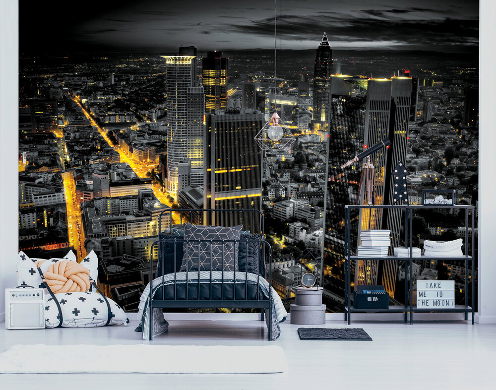 New York by Night Fotobehang 326