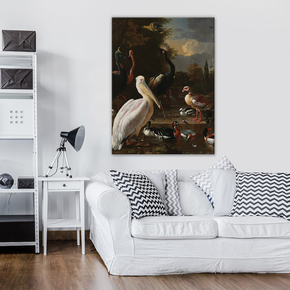 Rijksmuseum Canvas Het Drijvend Veertje Melchior D'Hondecoeter RMC14