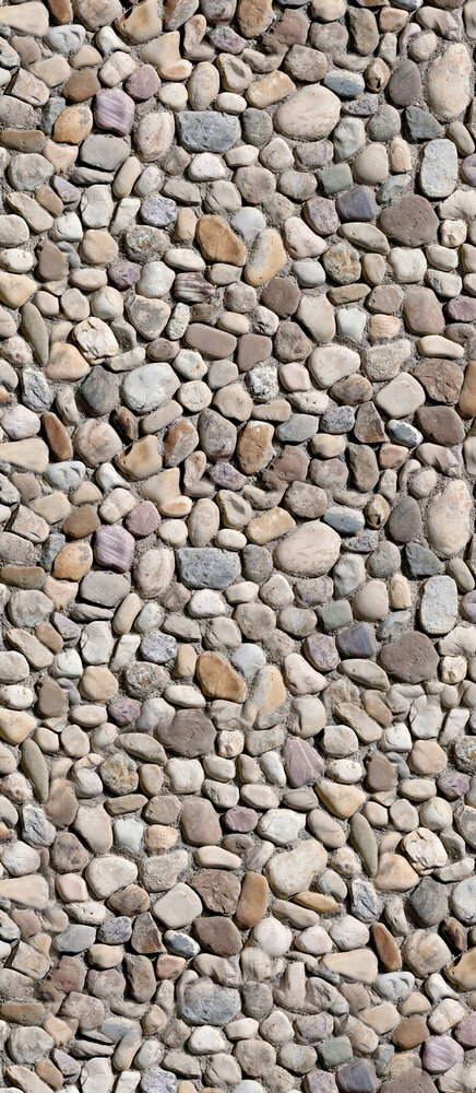Pebbles Rural Landscape Deurposter Fotobehang 514VET