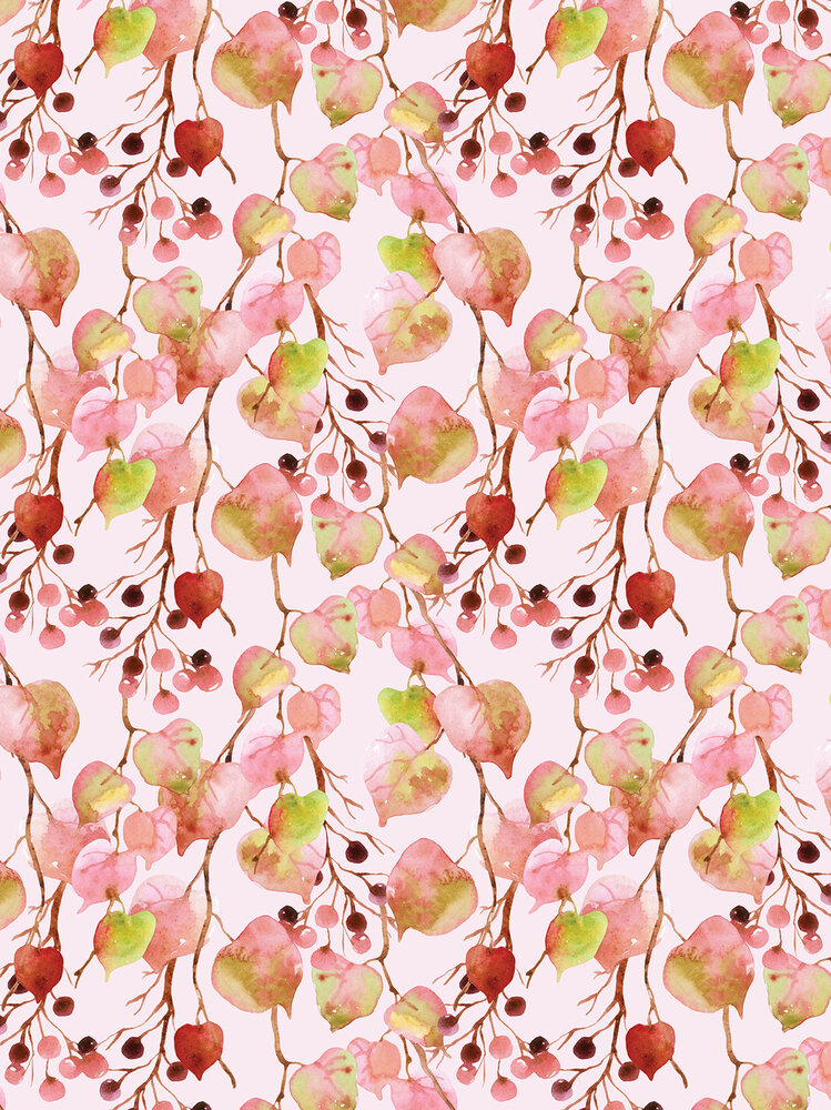 Autumn Leaves and Lanterns Fotobehang 10747VEA