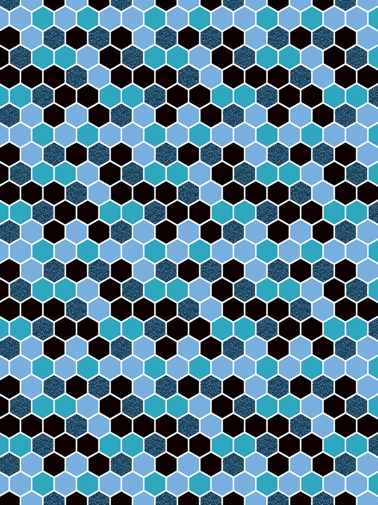 Hexagon Mosaic Fotobehang 10733VEA