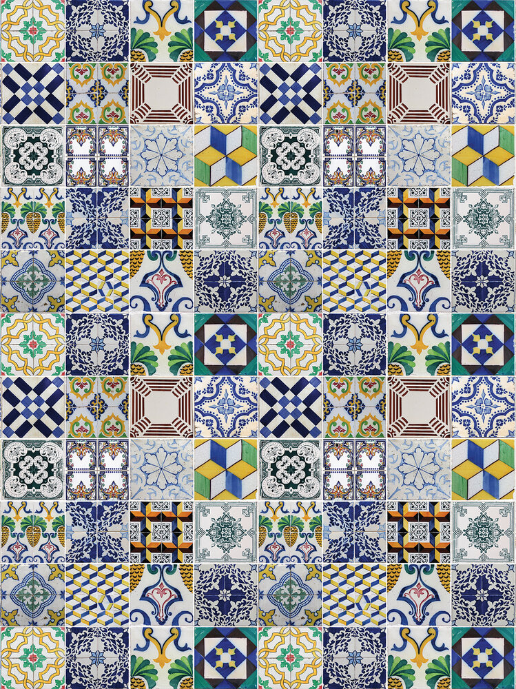 Colourful Tiles Fotobehang 10856VEA