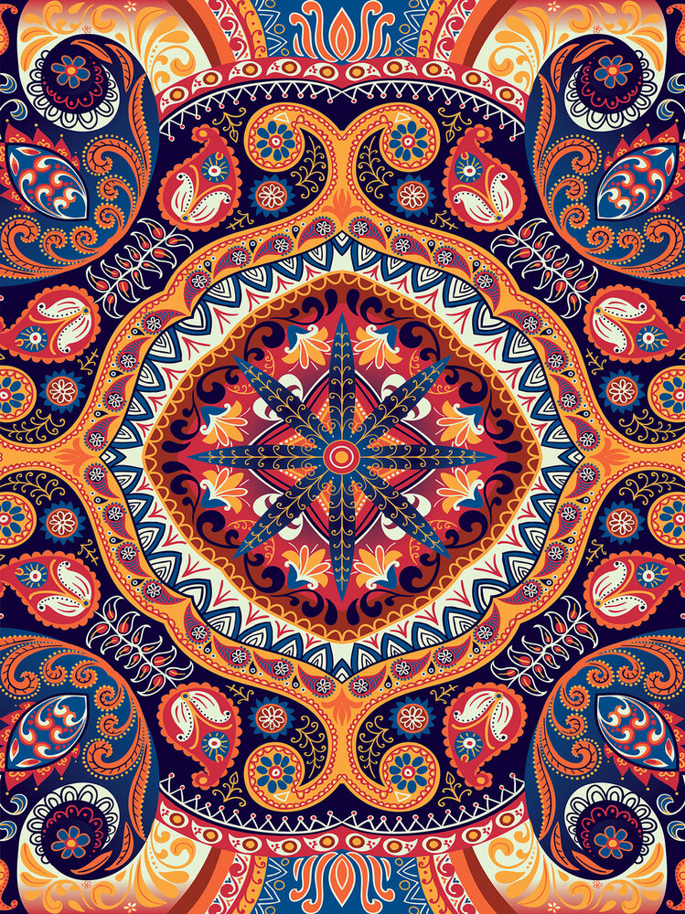 Folk Pattern Fotobehang 10142VEA