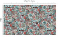 KEK Underwater Jungle Fotobehang WP-705 (Met Gratis Lijm)