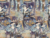 Arte D&eacute;cors &amp; Panoramiques - Odisha Dance Indigo Myth 97642