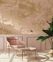 KEK  Gold metallic Engraved landscapes MW-107 (Met Gratis Lijm)