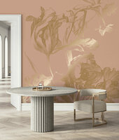 KEK Gold metallic Engraved flowers MW-022 (Met Gratis Lijm)