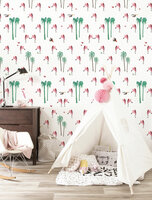 KEK Wallpaper Flamingo WP-122 (Met Gratis Lijm)