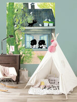 KEK Wallpaper Panel Jip &amp; Janneke Birds PA-040 (Met Gratis Lijm)