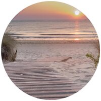 Duinen Looppad Cirkel Behang 13048VEZ