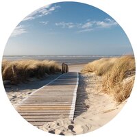 Duinen Looppad Cirkel Behang 1020VEZ