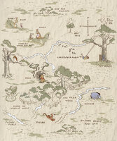 Komar Winnie the Pooh Map IADX4-042