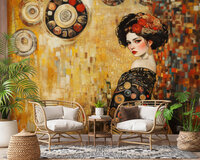 Gustav Klimt Style Fotobehang 15549