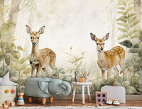 Bambi in het bos Fotobehang 15028