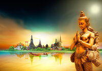 Thailand Buddha Fotobehang 14307