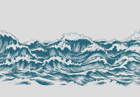 Abstracte Golven Fotobehang 14181