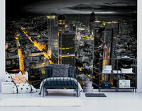 New York by Night Fotobehang 326