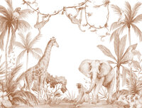 Jungle Safari Dieren CW006 Terracotta