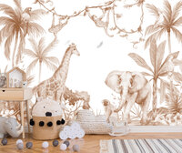 Jungle Safari Dieren CW006 Terracotta