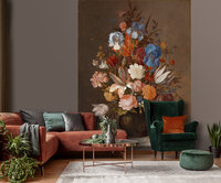 Rijksmuseum Stilleven met bloemen Balthasar van der Ast RM9 (Met Gratis Lijm)