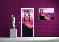 Golden Gate Bridge City Urban Deurposter Fotobehang 417VET