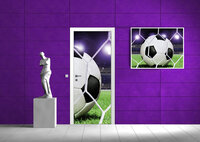Ball in Goal Deurposter Fotobehang 155VET