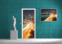 New York City Urban Brooklyn Bridge Deurposter Fotobehang 8-019VET