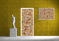Stone Wall Rock Deurposter Fotobehang 243VET