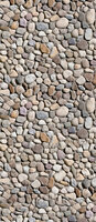 Pebbles Rural Landscape Deurposter Fotobehang 514VET