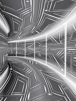 Graphite Corridor Fotobehang 10080VEA