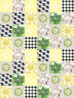Yellow Tiles Mosaic Fotobehang 10705VEA