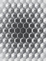 3D Hexagons Fotobehang 10760VEA