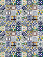 Colourful Tiles Fotobehang 10856VEA
