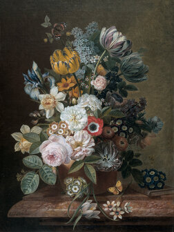 Rijksmuseum Stilleven met bloemen Eelke Jelles Eelkema RM10 (Met Gratis Lijm)