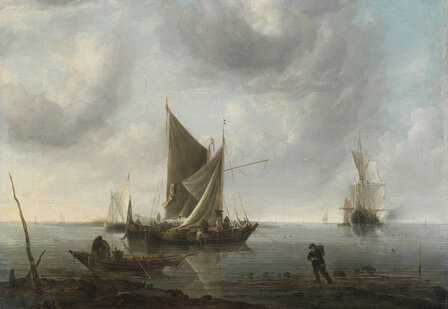 Rijksmuseum Schepen voor Anker op kalme Zee RM30 (Met Gratis Lijm)