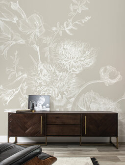 KEK Engraved Flowers 4 sheets WP-752 (Met Gratis Lijm)